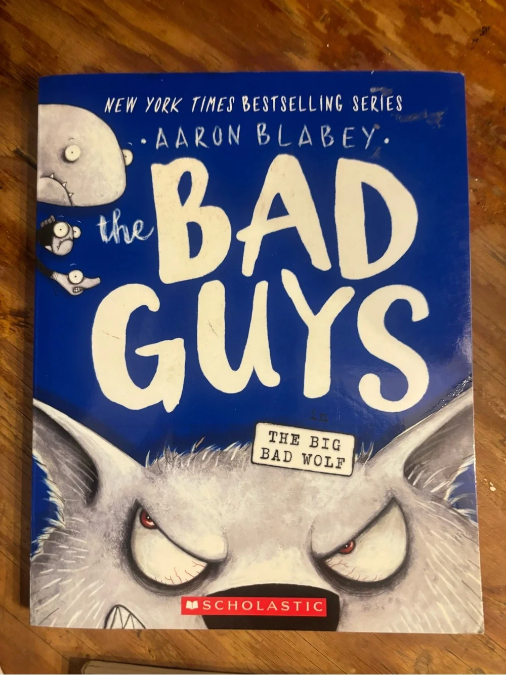 Lot of The Bad Guys Kids Book Set by Scholastic - Red, Blue, Black Covers